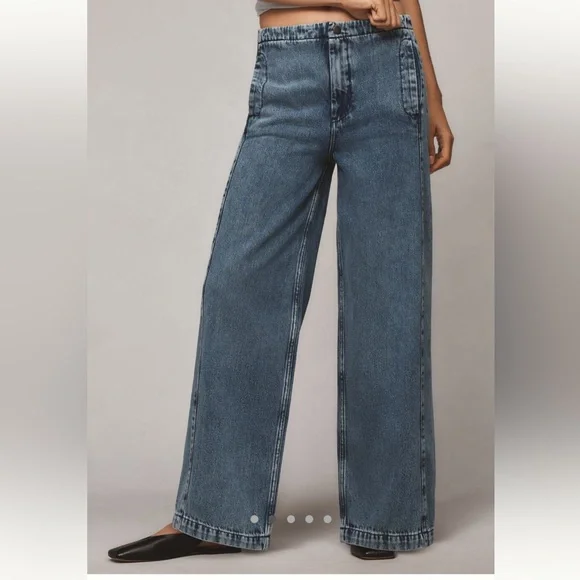 Pilcro Wide Leg High-Rise Jeans - Picture 2 of 5